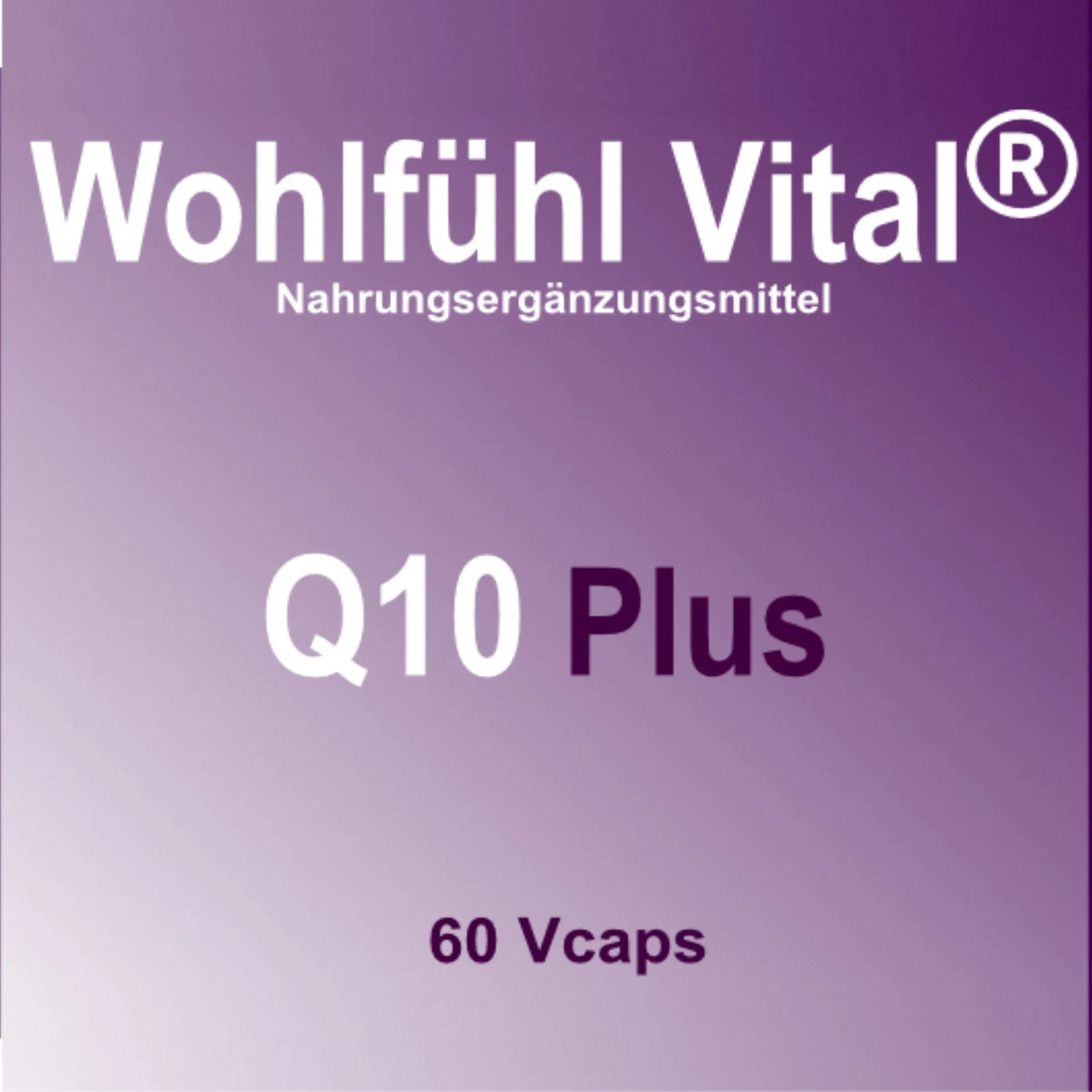 Q10 Plus, 60 Kapseln im Glas, von Wohlfühl Vital