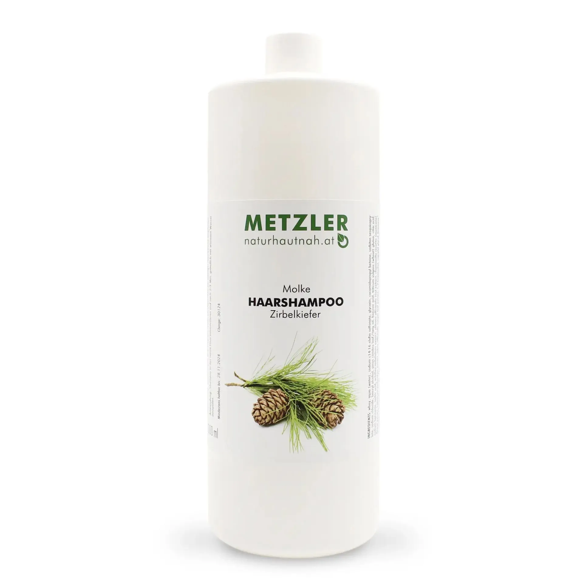 Molke Haarshampoo mit Zirbelkiefer, 1.000 ml, von Metzler