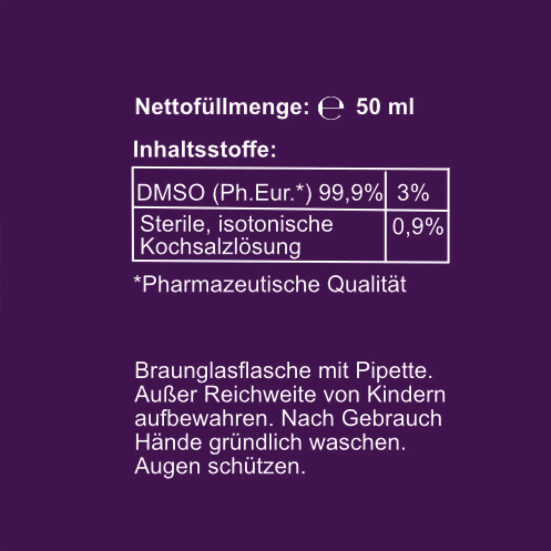 DMSO 3%, 50 ml, von Wohlfühl Vital®