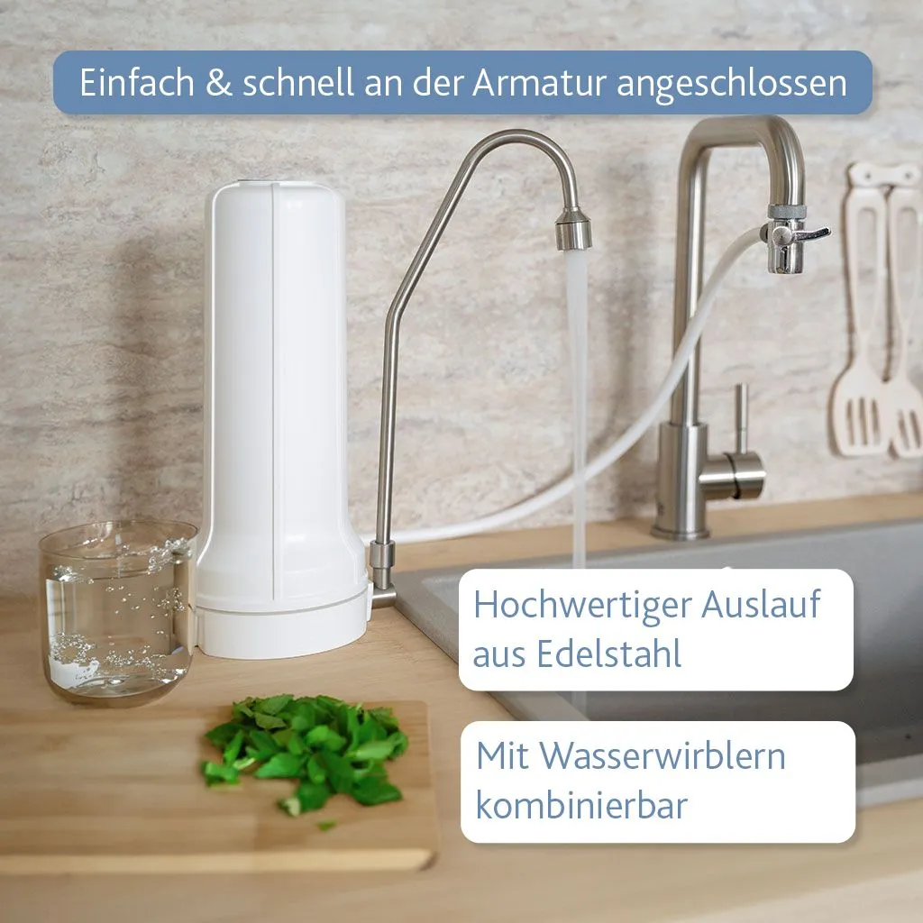 Auftisch Filter Pro ohne Filterkartusche, von Alvito