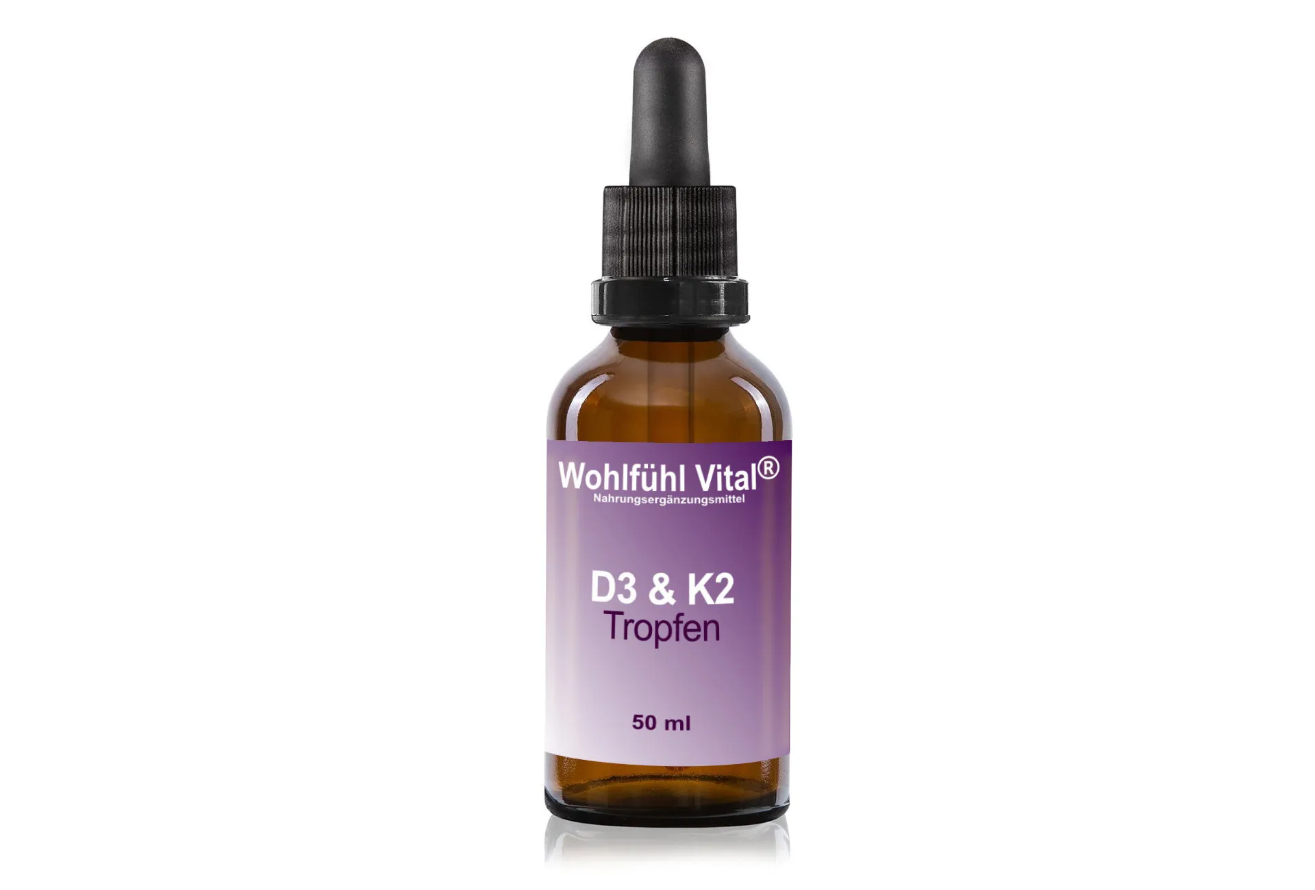 D3/K2 Tropfen, 50 ml, von Wohlfühl Vital®