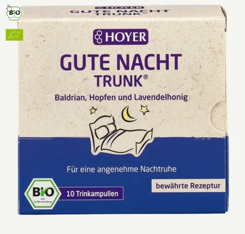 Gute Nacht Trunk, 10 Trinkampullen a´10 ml, von Hoyer