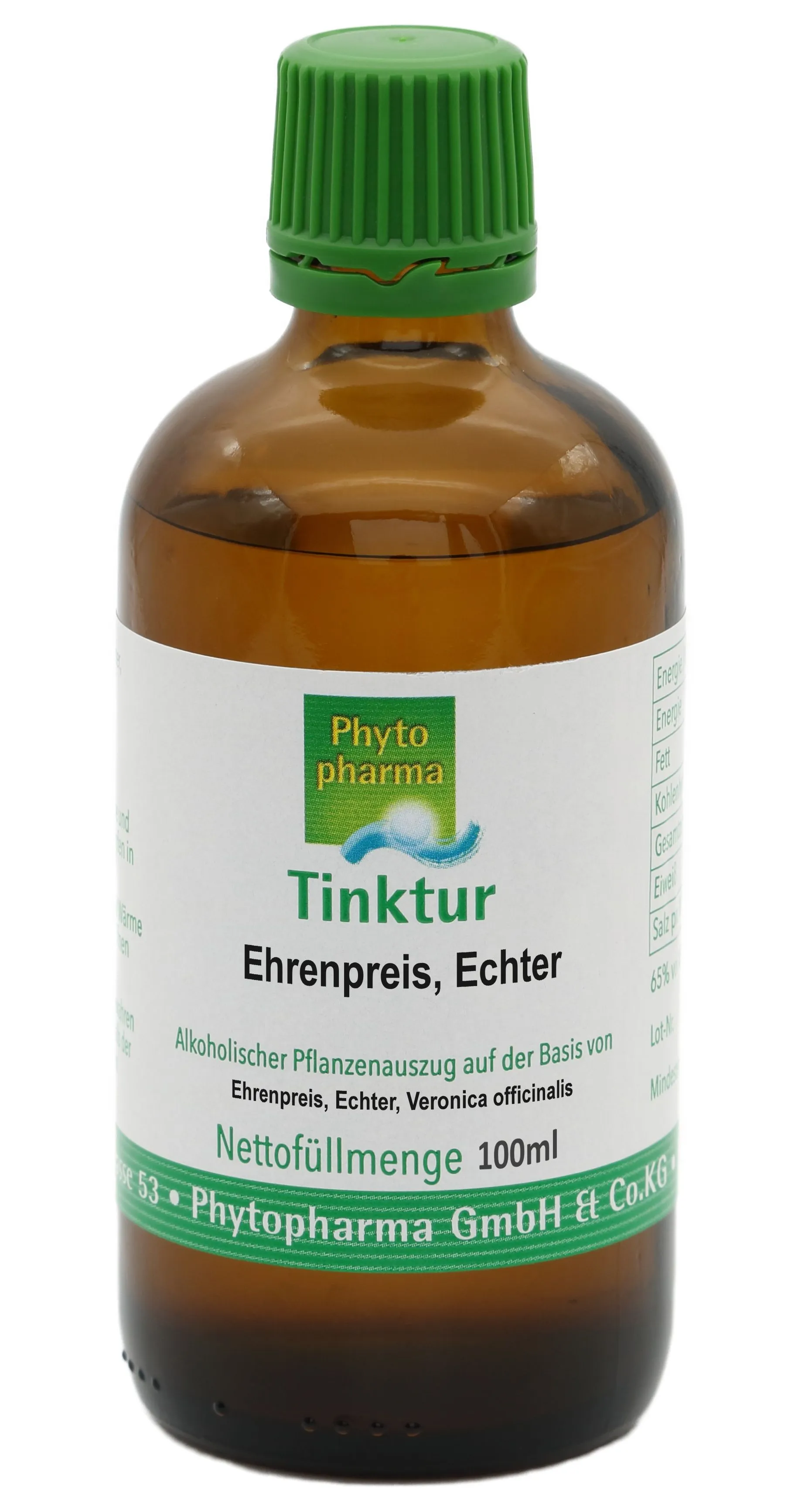Tinktur Ehrenpreis Echter (Veronica officinalis), 100 ml, von Phytopharma