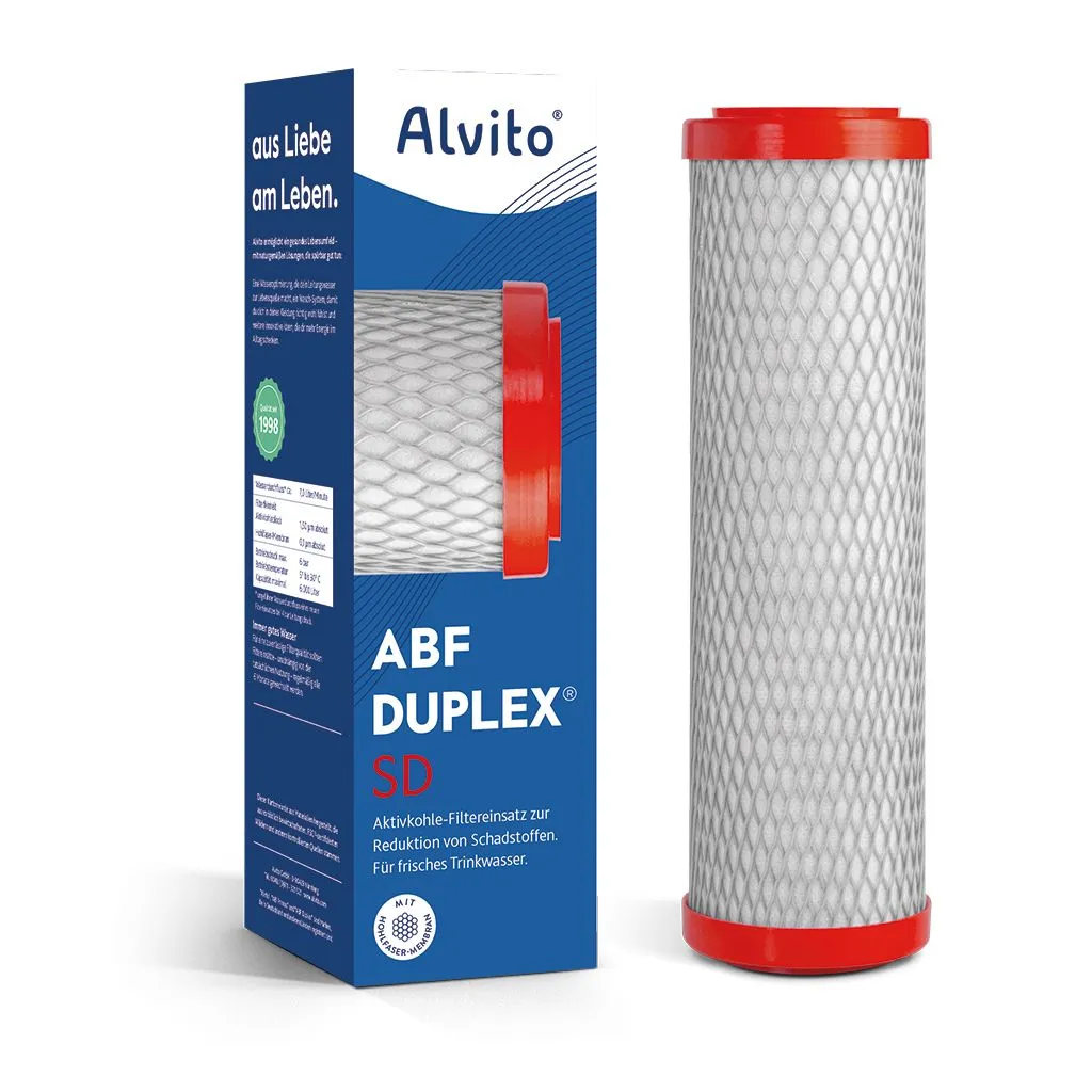 Filtereinsatz Aktivkohlefilter ABF Duplex® SD "rot", von Alvito