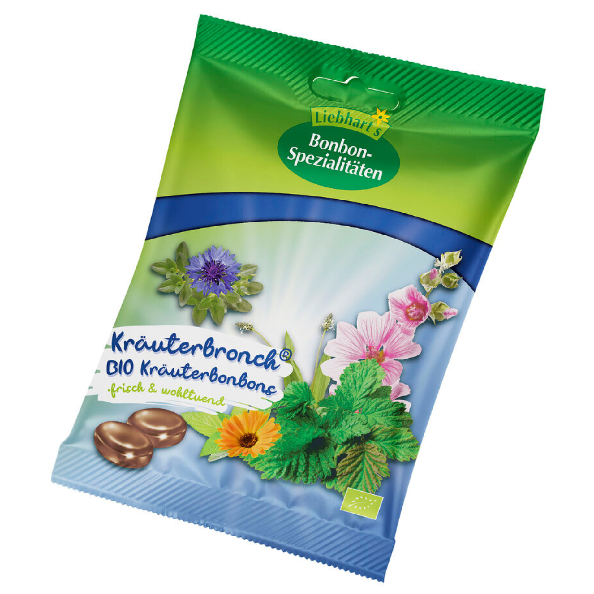 Bonbon-Spezialitäten "Kräuterbronch", 100 g, von Liebhart's