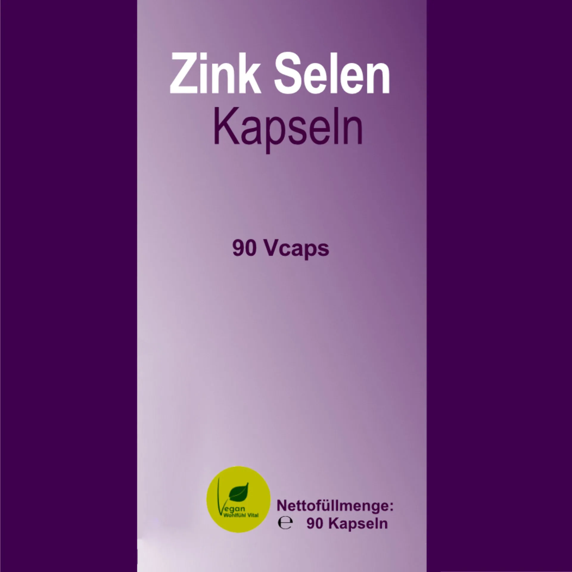 Zink Selen, 90 Kapseln Nachfüllpackung, von Wohlfühl Vital
