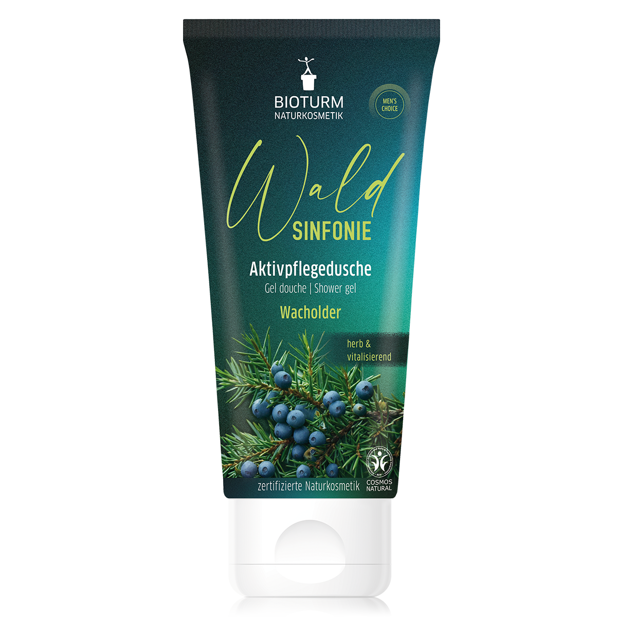 Wald Sinfonie, Aktivpflegedusche, Wacholder, 200 ml, von Bioturm Naturkosemetik