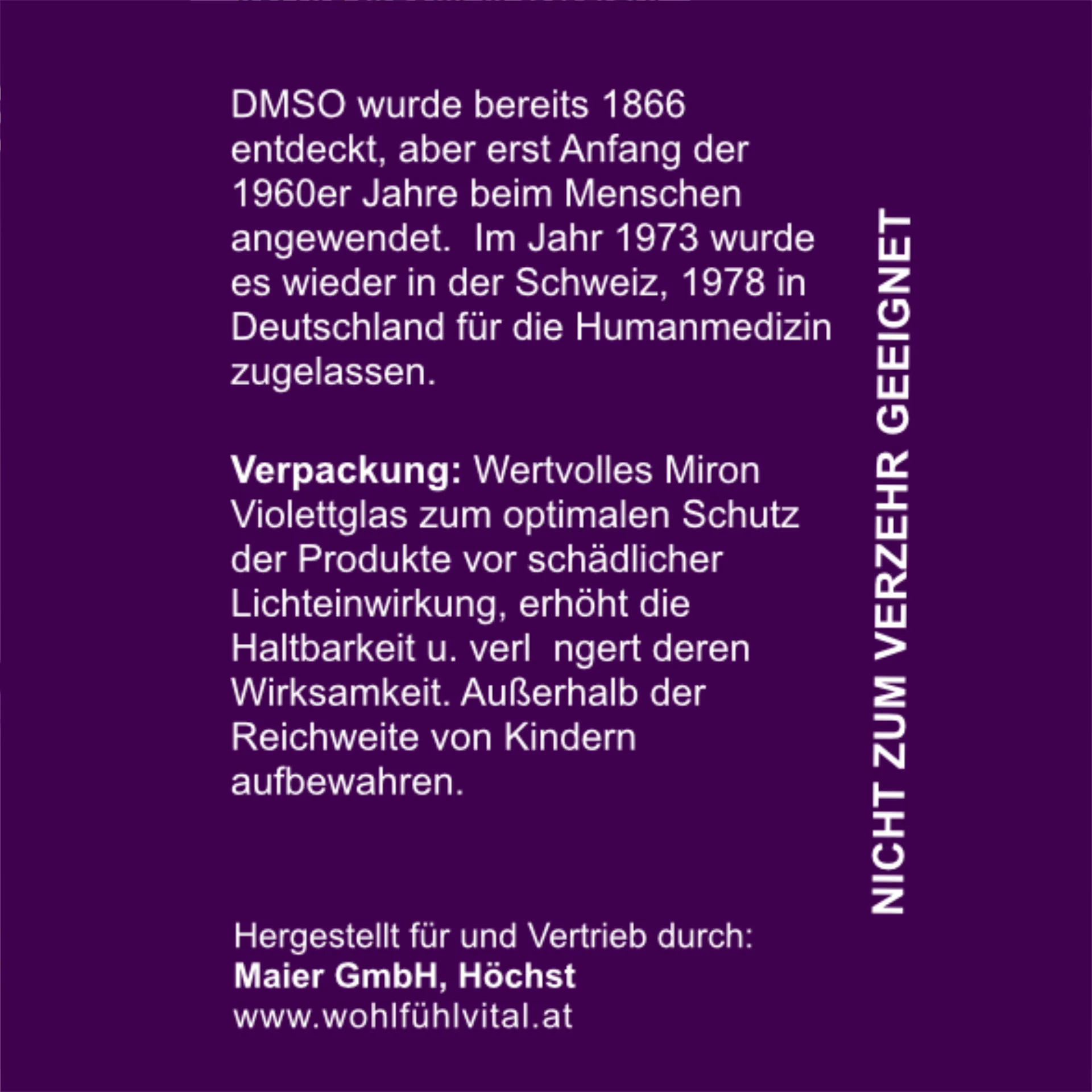 DMSO 15%, 50 ml, von Wohlfühl Vital®