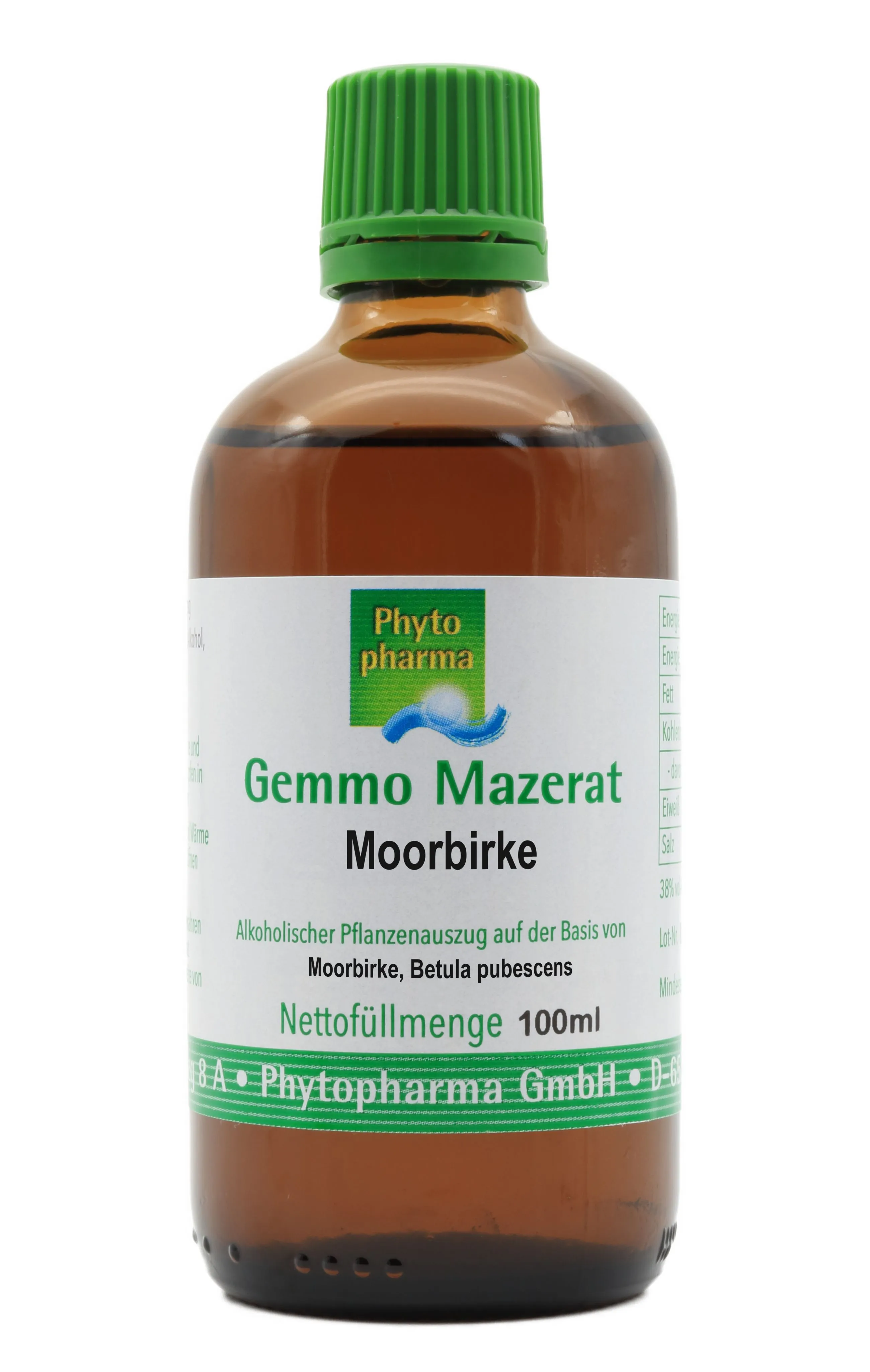 Gemmo Mazerat "Moorbirke" (Betula pubescens), 100 ml, von Phytopharma
