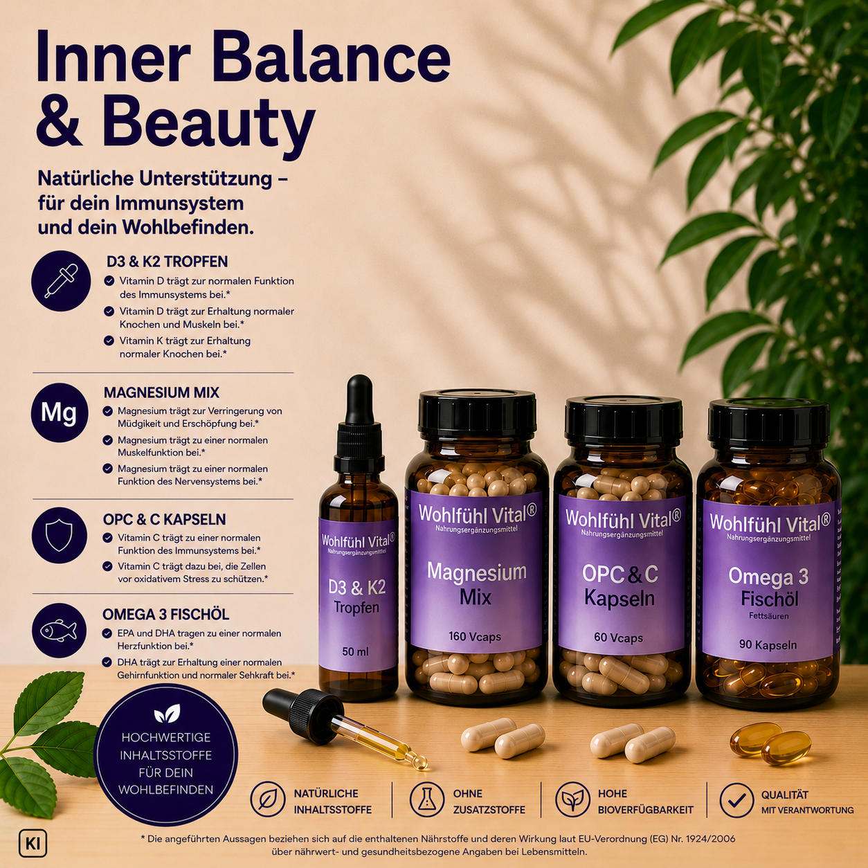 Inner Balance & Beauty (Bundle 1) von Wohlfühl Vital®