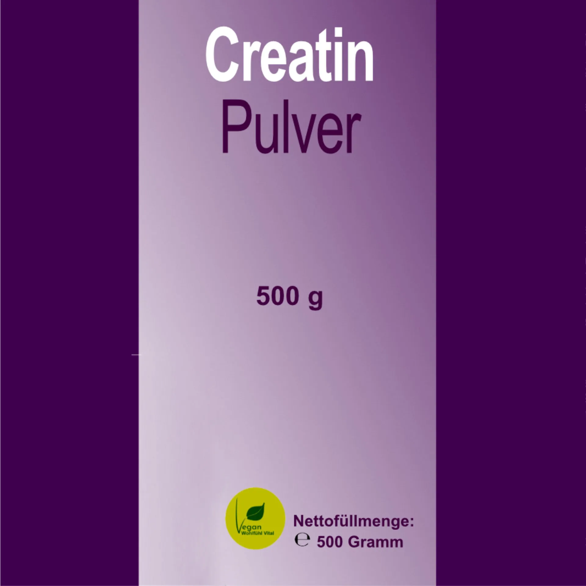 Creatin Pulver, 500 g, von Wohlfühl Vital®