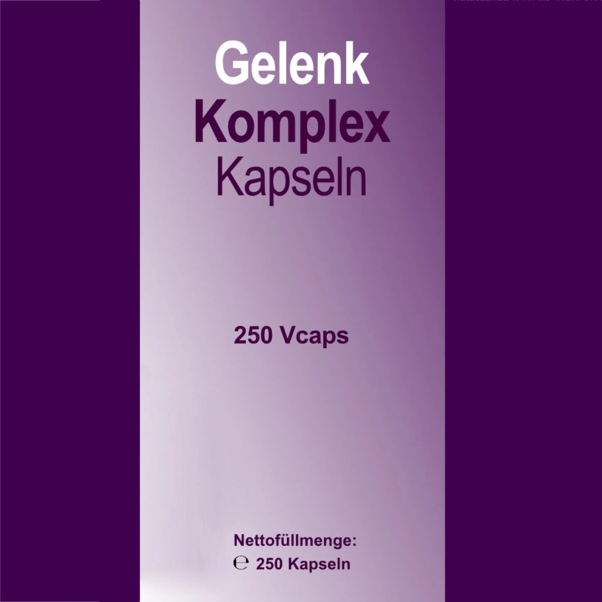 Gelenk Komplex Kapseln, 250 Stück Nachfüllpackung, von Wohlfühl Vital®