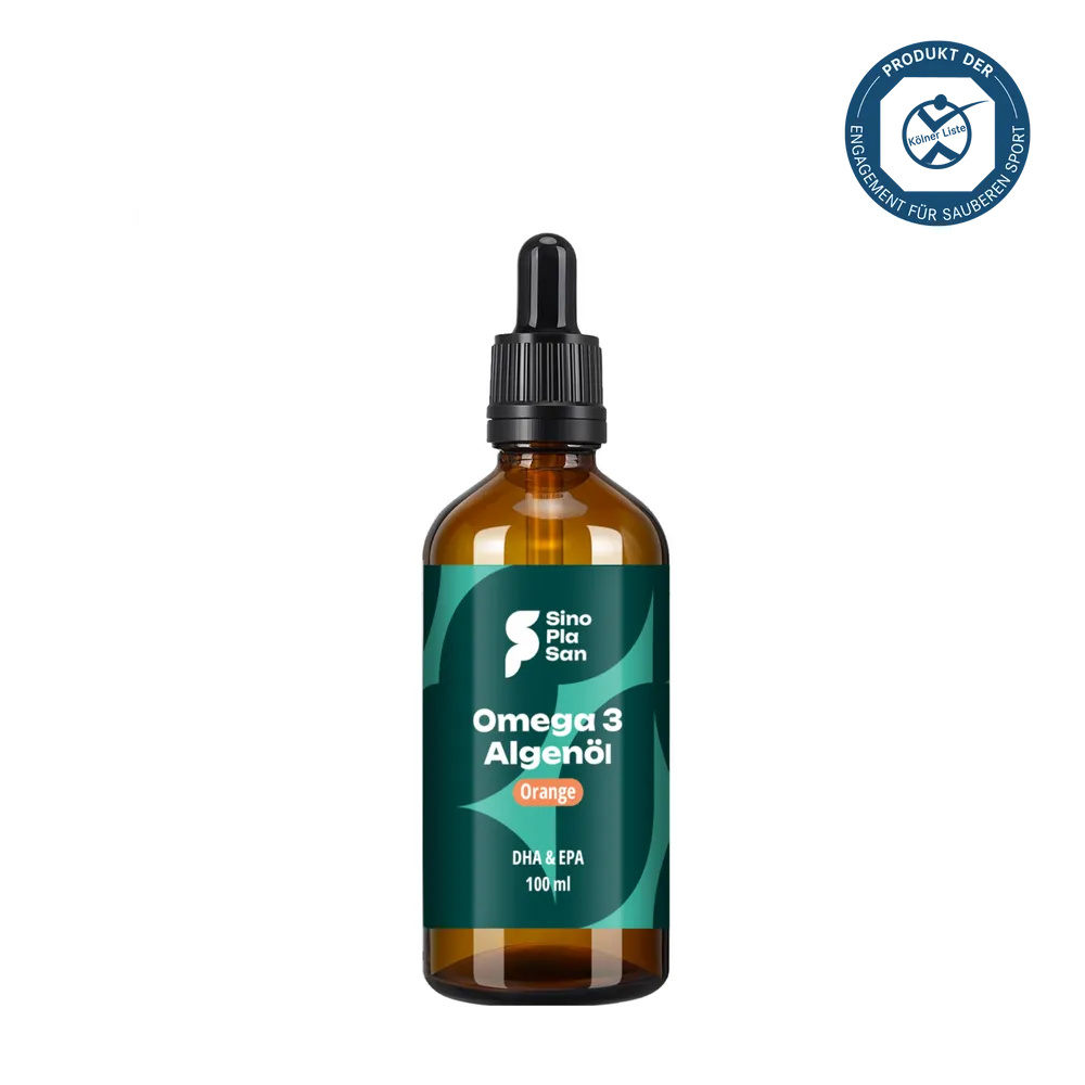 Omega-3 Algenöl "Orange" DHA+EPA, 100 ml, von SinoPlasan
