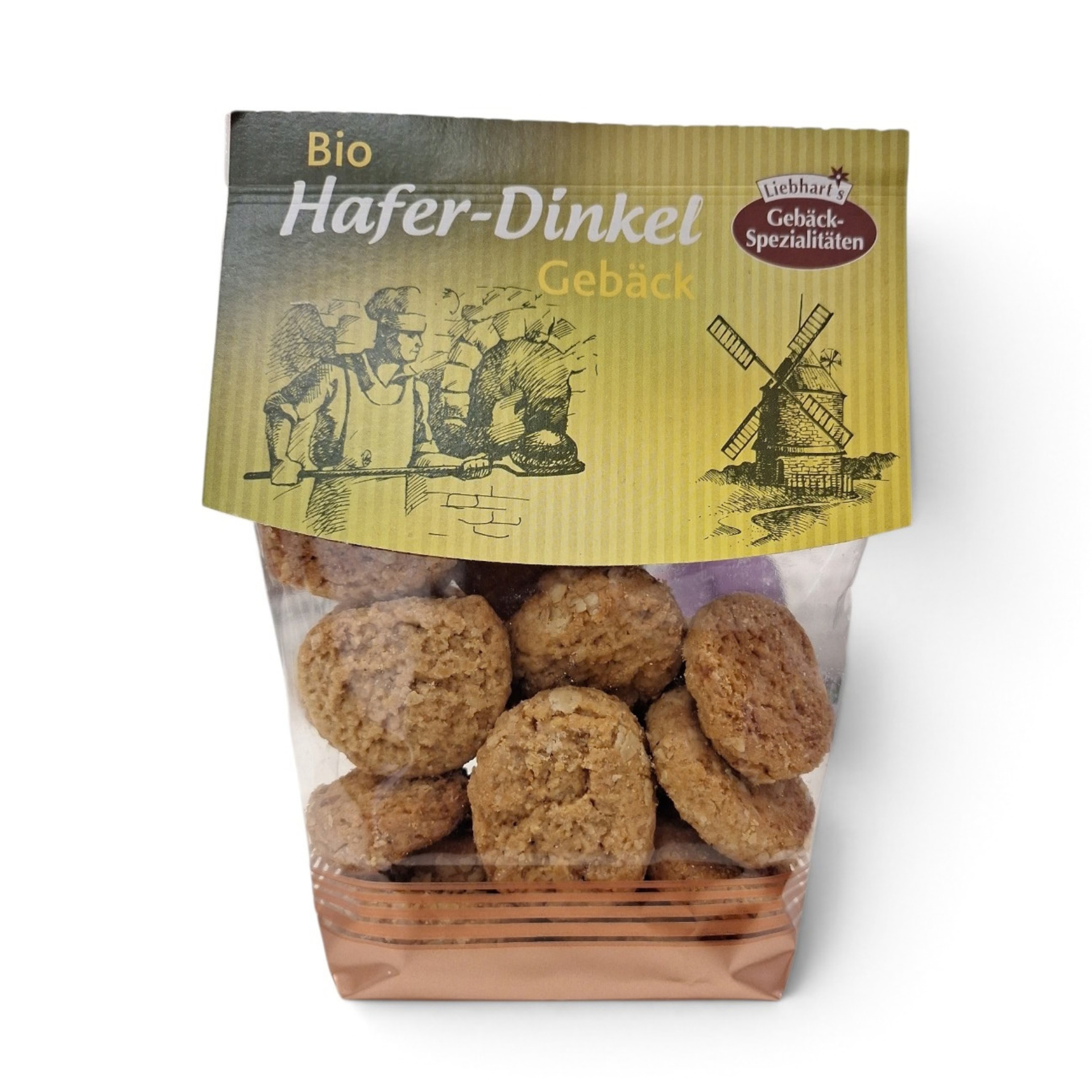 Bio Hafer-Dinkel Gebäck, 150 g, von Liebhart's
