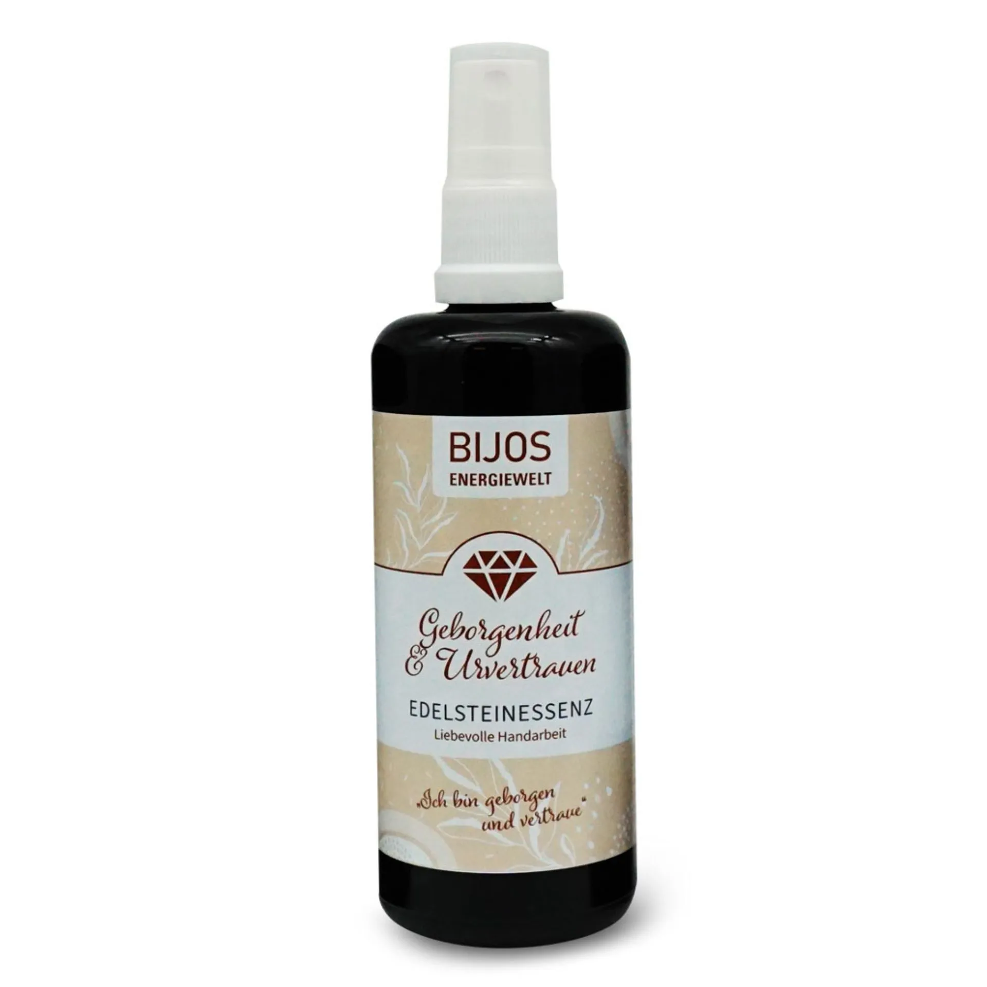 Edelstein Essenzen "Geborgenheit und Urvertrauen" Auraspray, 100 ml, von Bijos