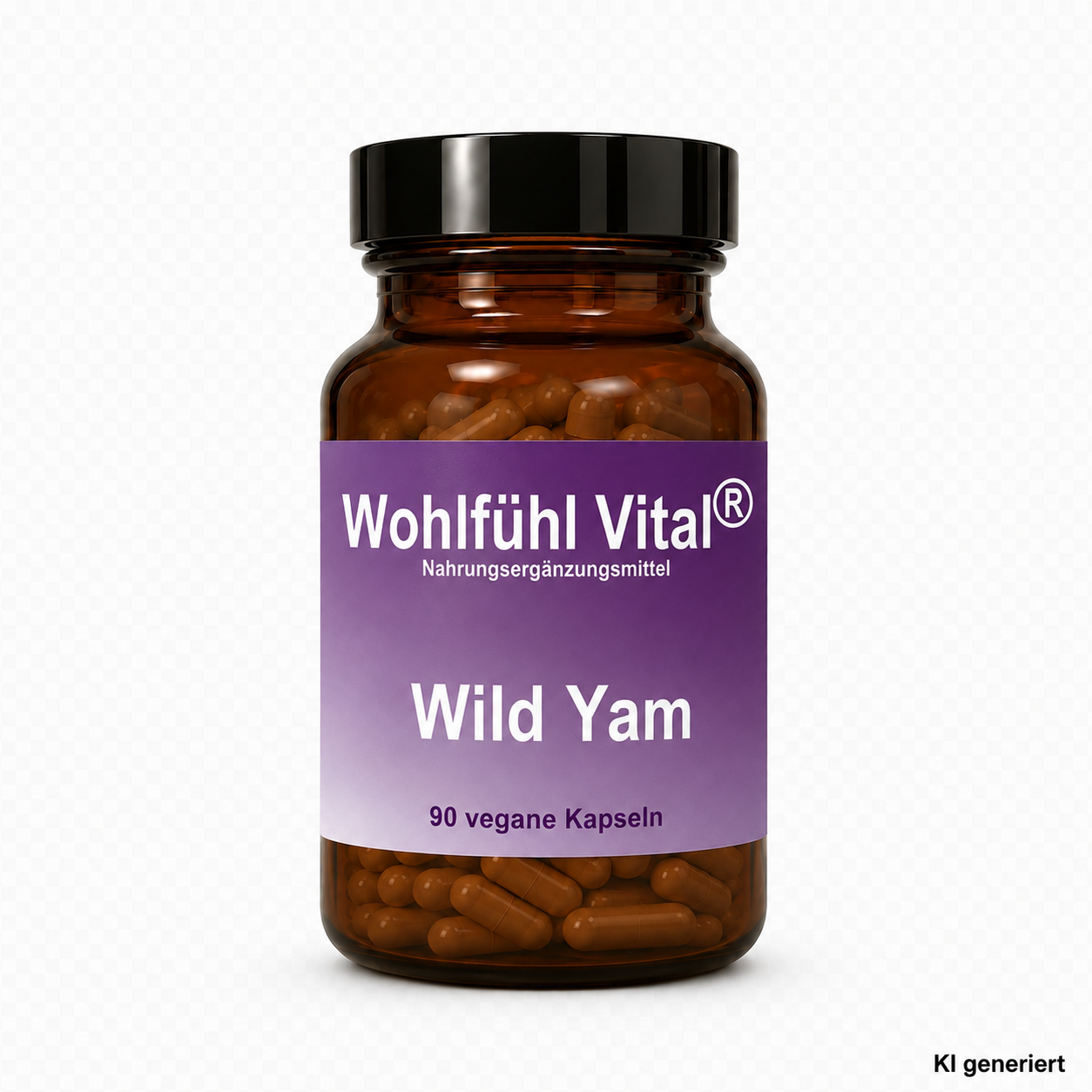 Wild Yam, 90 vegane Kapseln im Glas, von Wohlfühl Vital®
