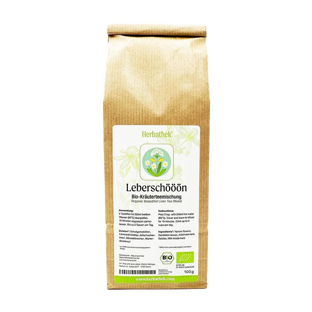 Leberschööön, BIO Kräuterteemischung, 100 g, von Herbathek