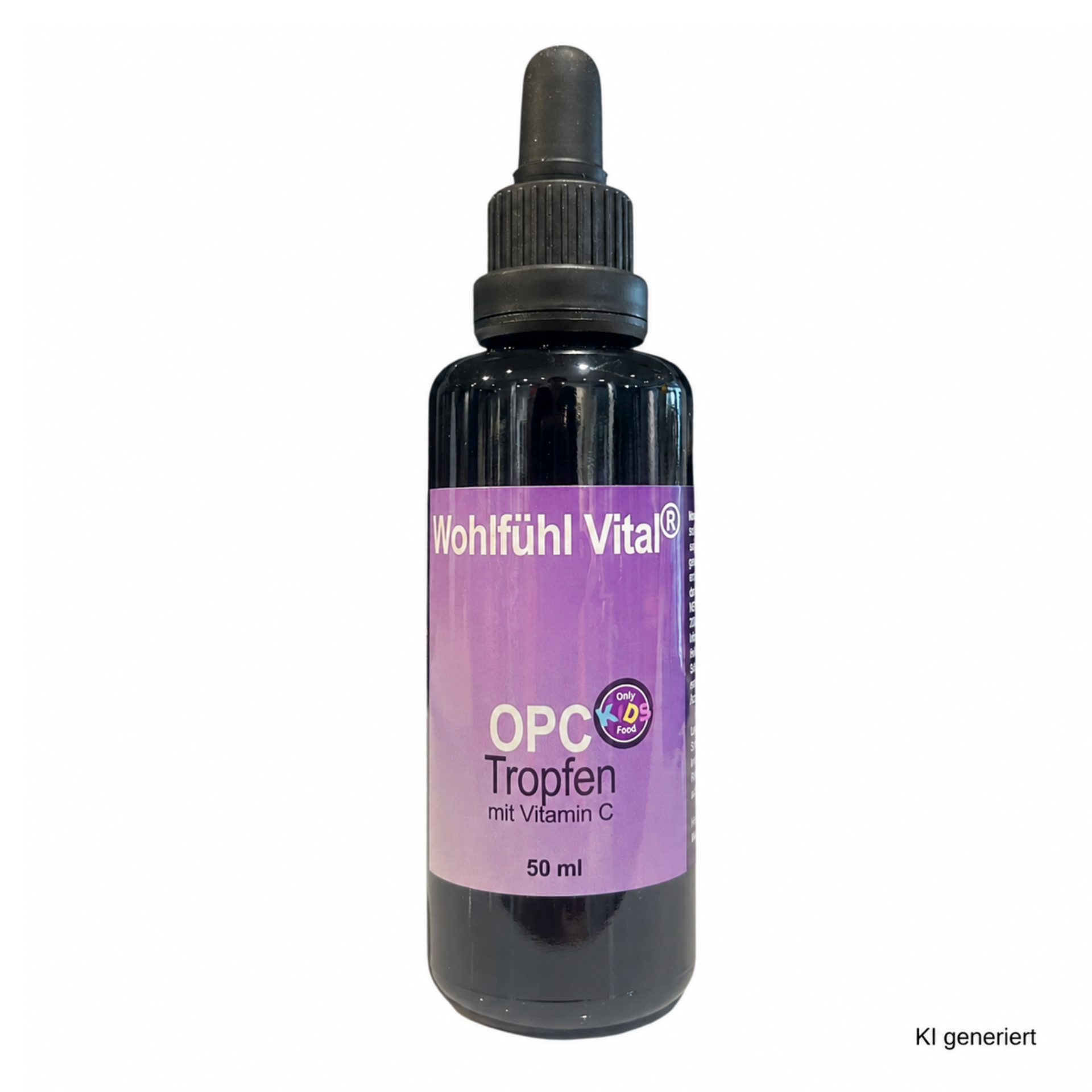 OPC Kids + Vitamin C Tropfen, 50 ml, vegan, von Wohlfühl Vital