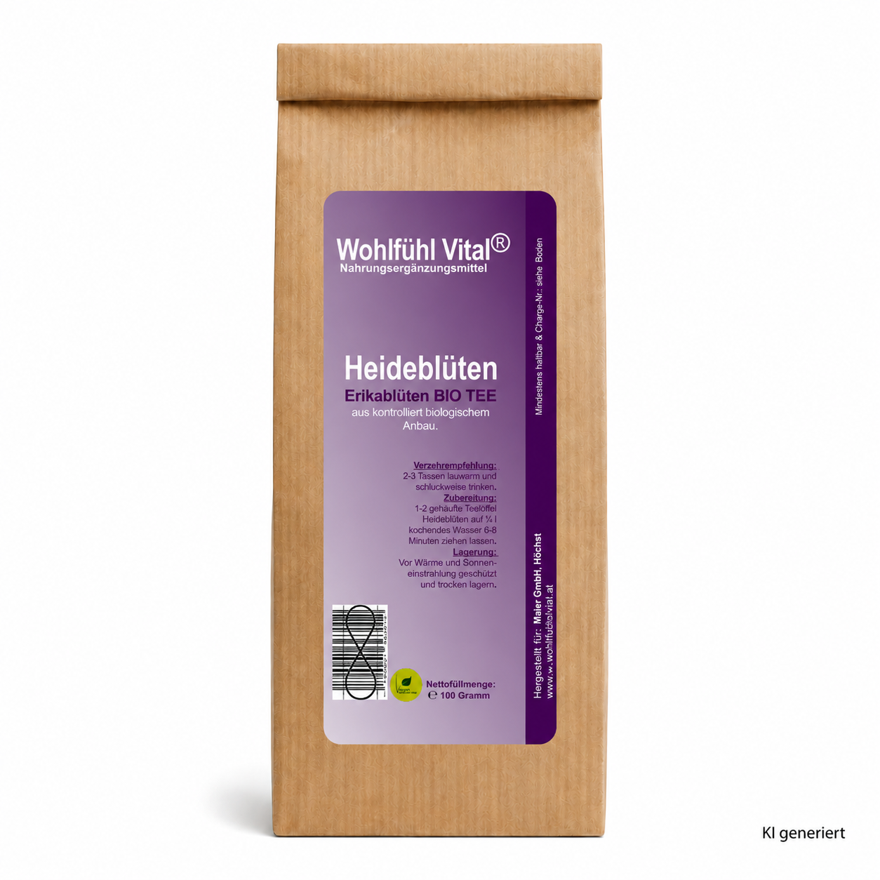 Heideblüten Erikablüten BIO Tee, 100 g online kaufen von Wohlfühl Vital®