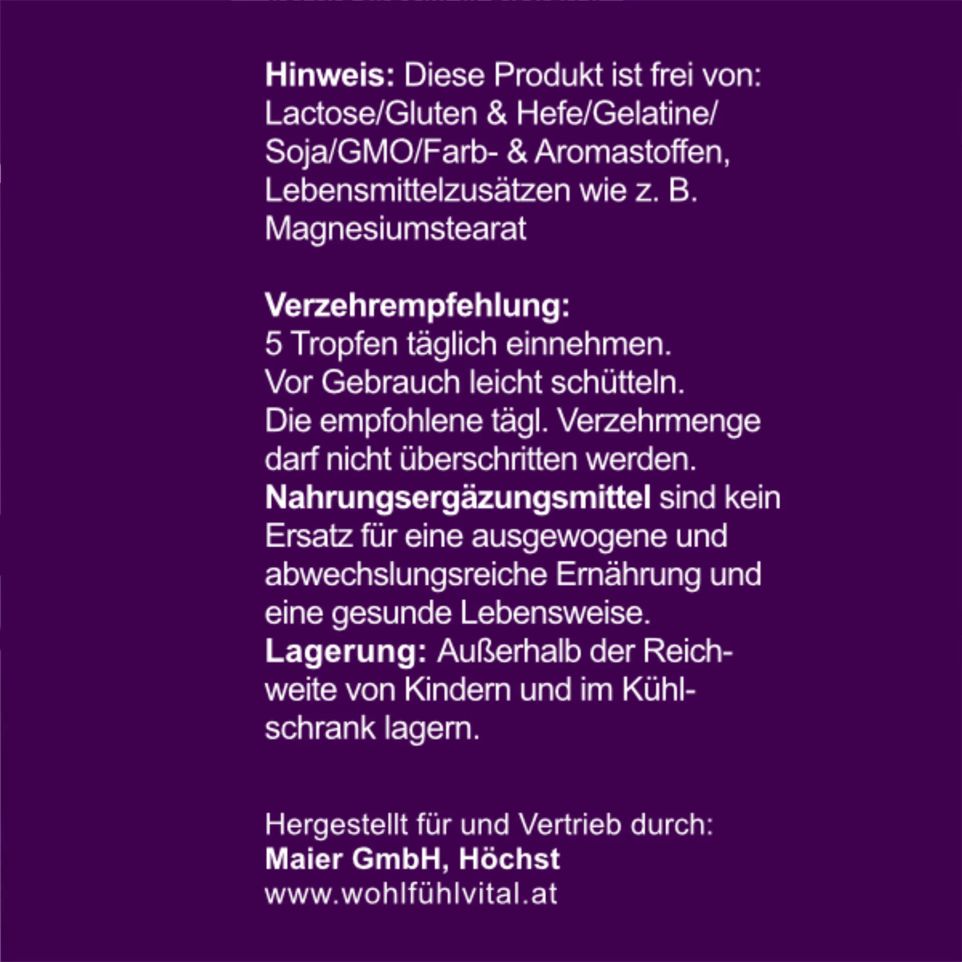 B12 Tropfen 1.000 µg, 50 ml, von Wohlfühl Vital®