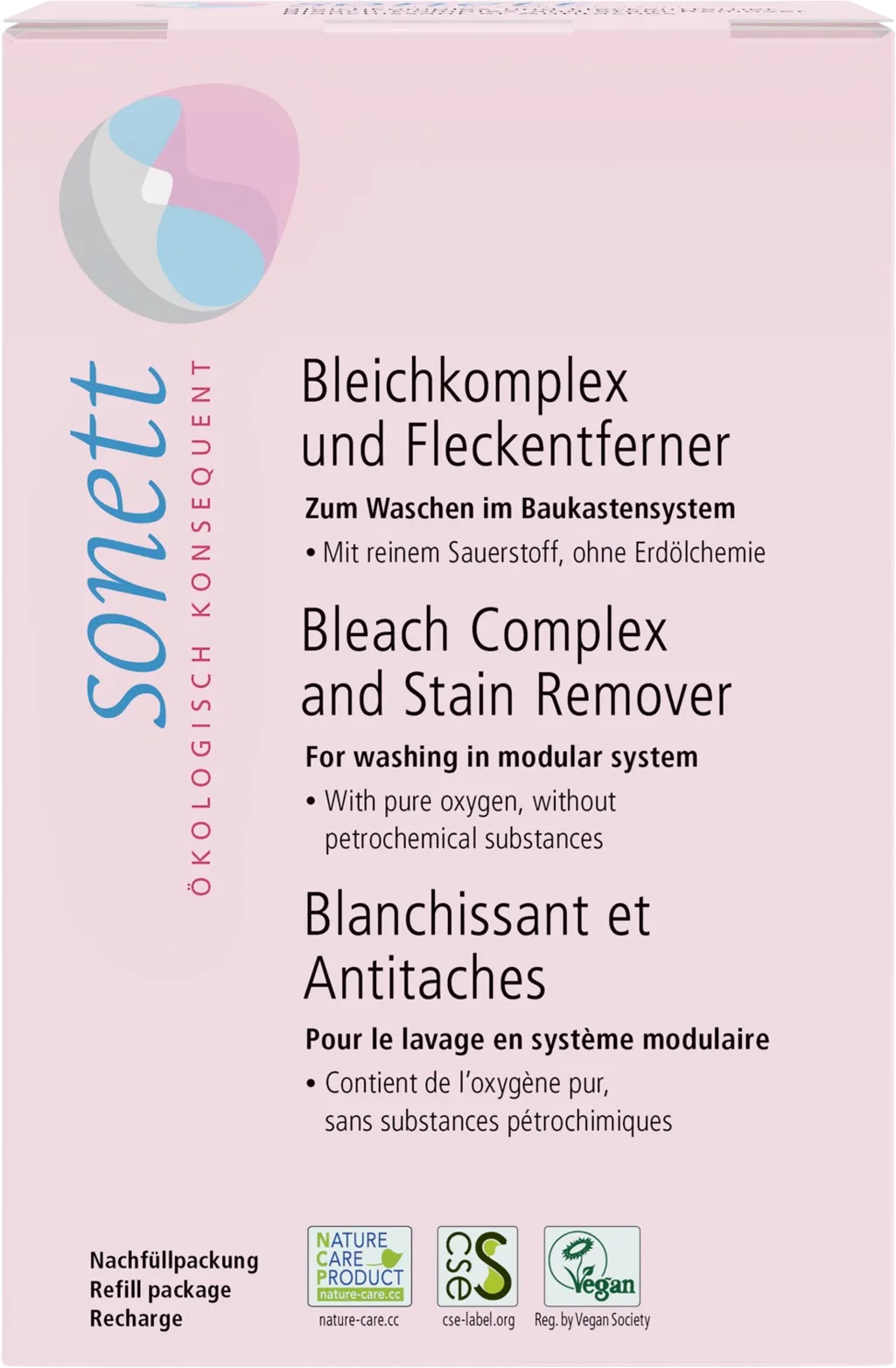 Bleichkomplex und Fleckentferner, 900 g, von Sonett