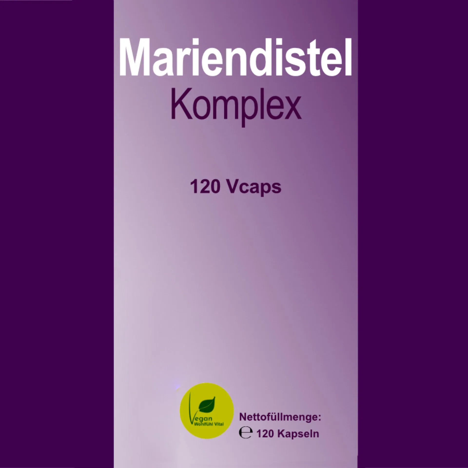 Mariendistel Komplex, 120 Kapseln, von Wohlfühl Vital®