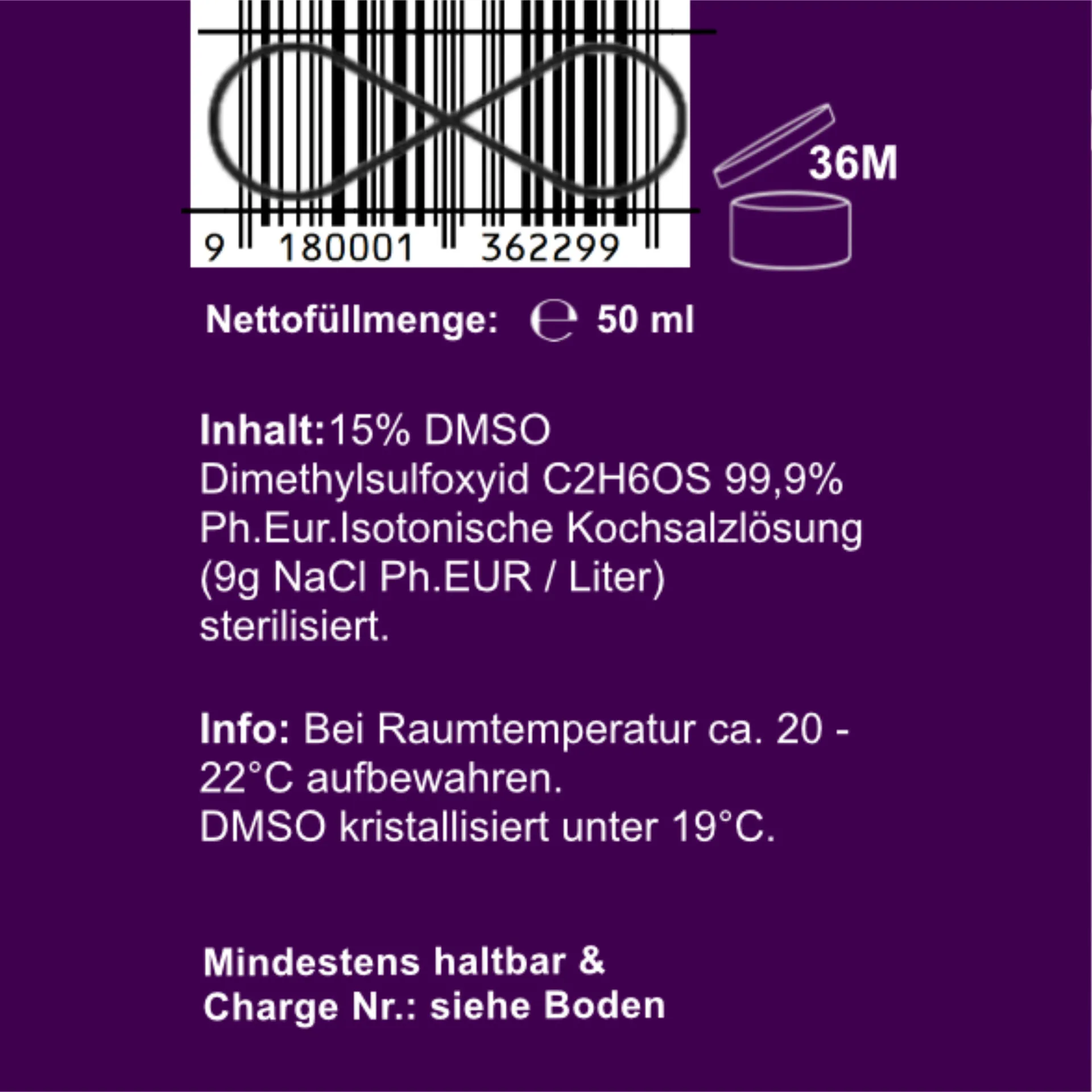 DMSO 15%, 50 ml, von Wohlfühl Vital®