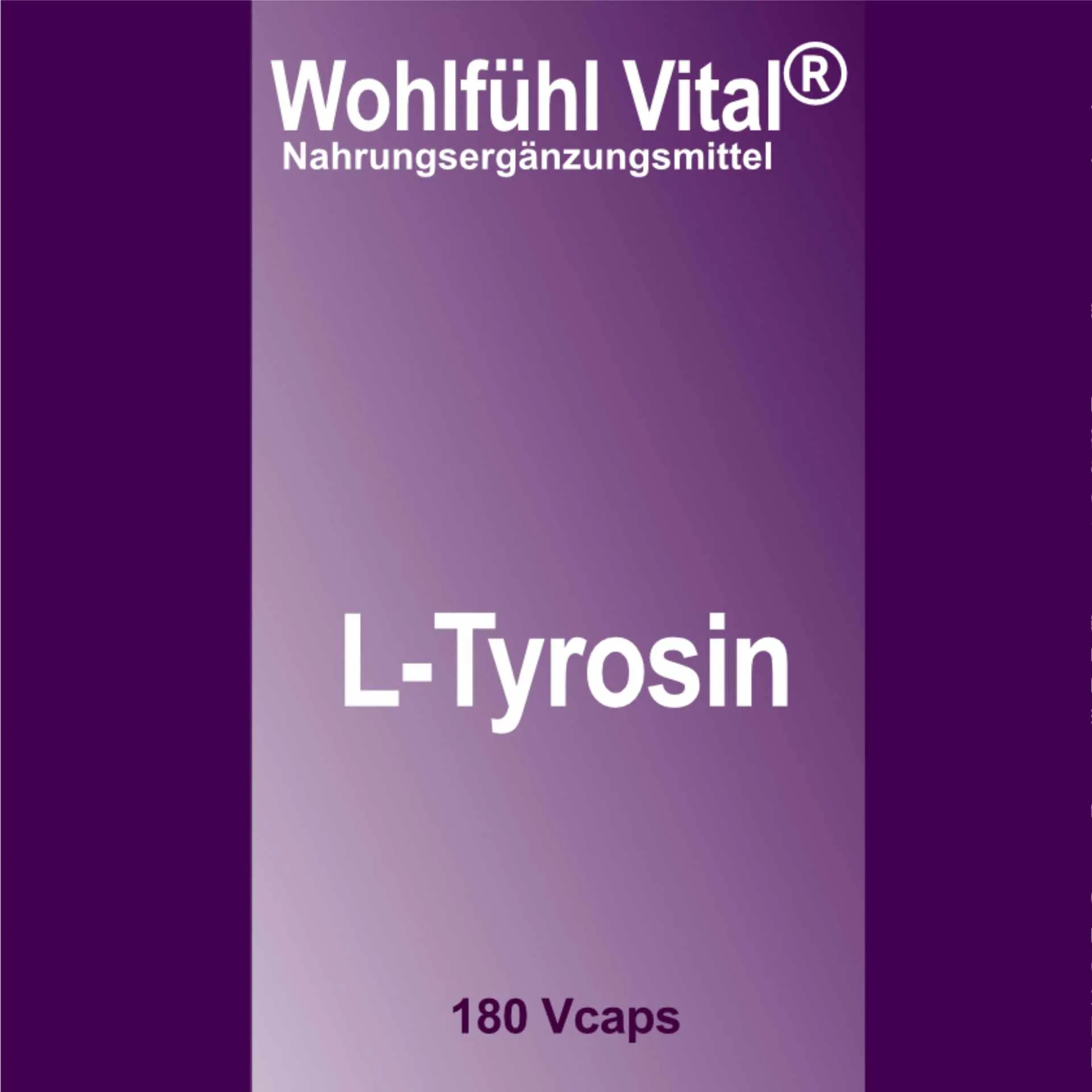 L-Tyrosin, 180 vegane Kapseln, von Wohlfühl Vital®