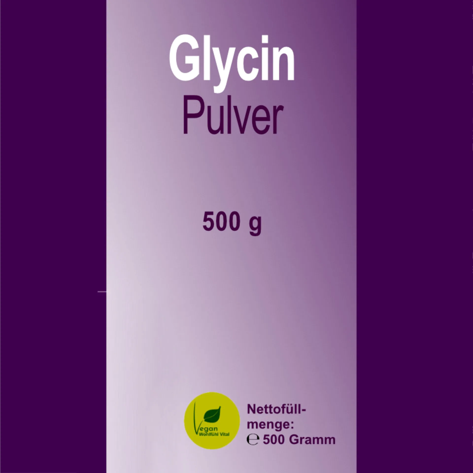 Glycin Pulver, 500 g, von Wohlfühl Vital®