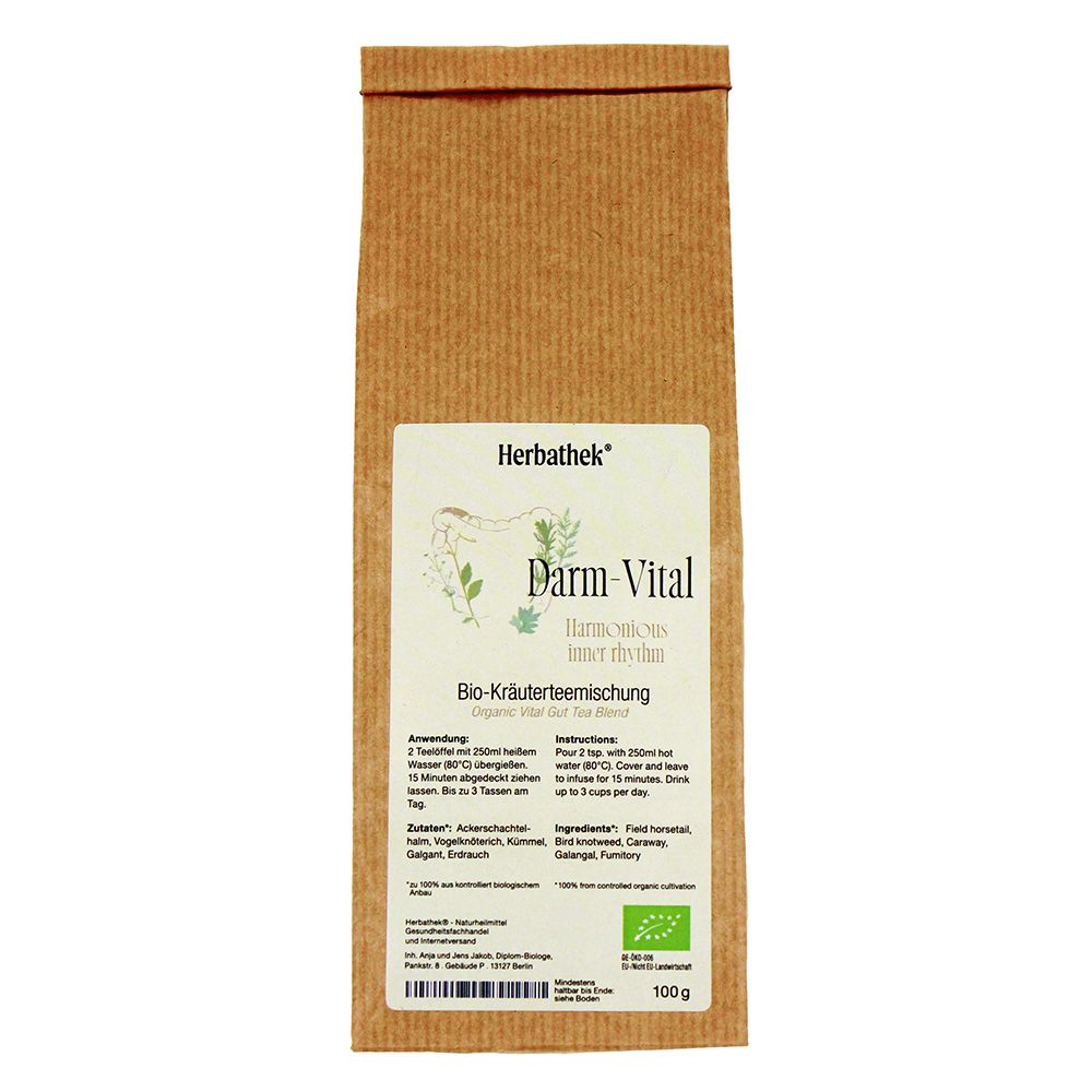 Darm-Vital Bio-Kräuterteemischung, 100 g, von Herbathek®