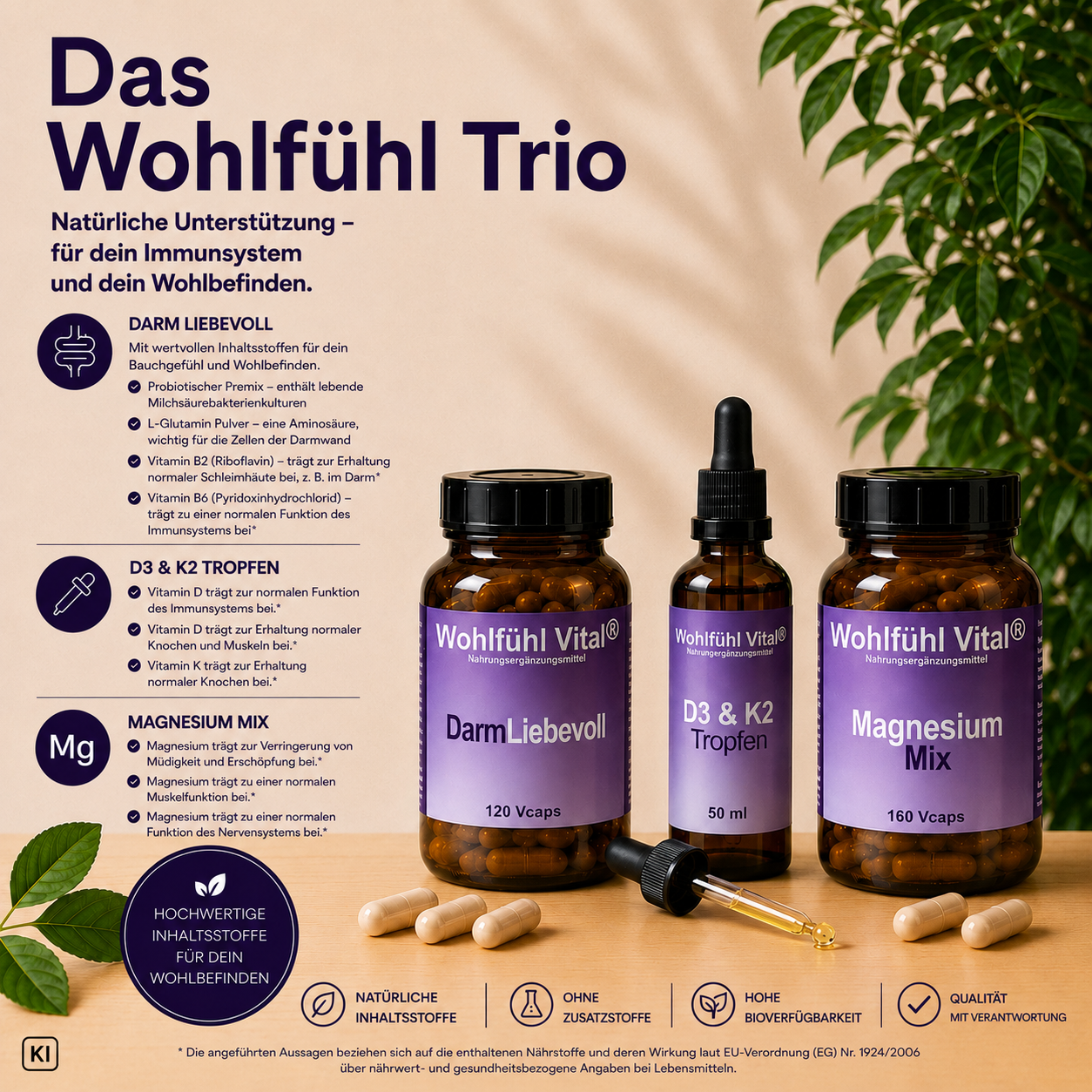 Das Wohlfühl Trio für deinen Alltag (Bundle 3) von Wohlfühl Vital®