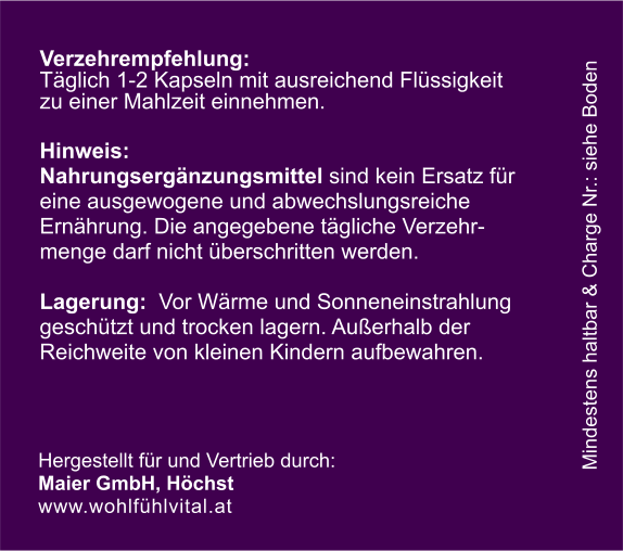Cistus Incanus, 120 vegane Kapseln im Glas, von Wohlfühl Vital®