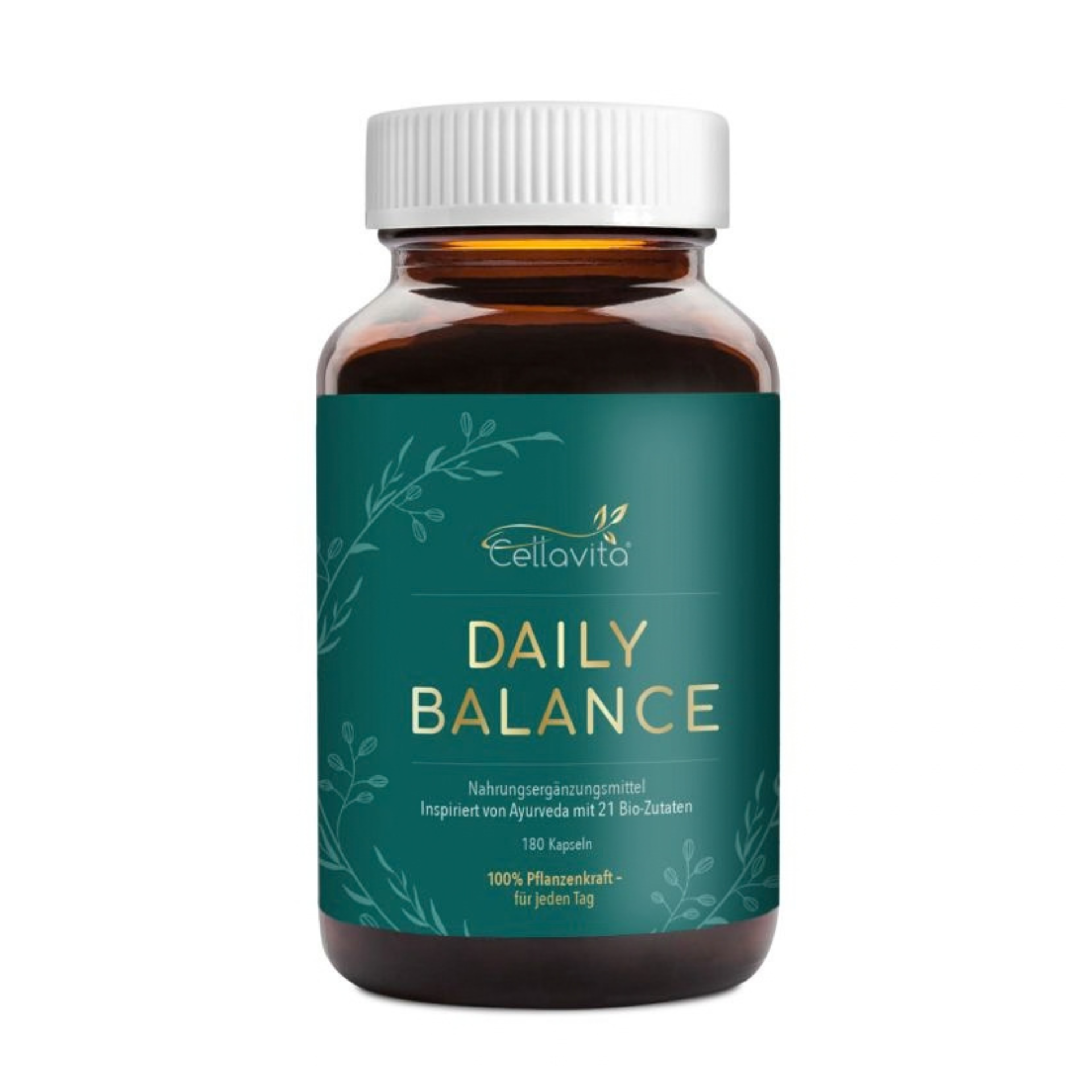 Daily Balance, 180 vegane Kapseln im Glas, von Cellavita®