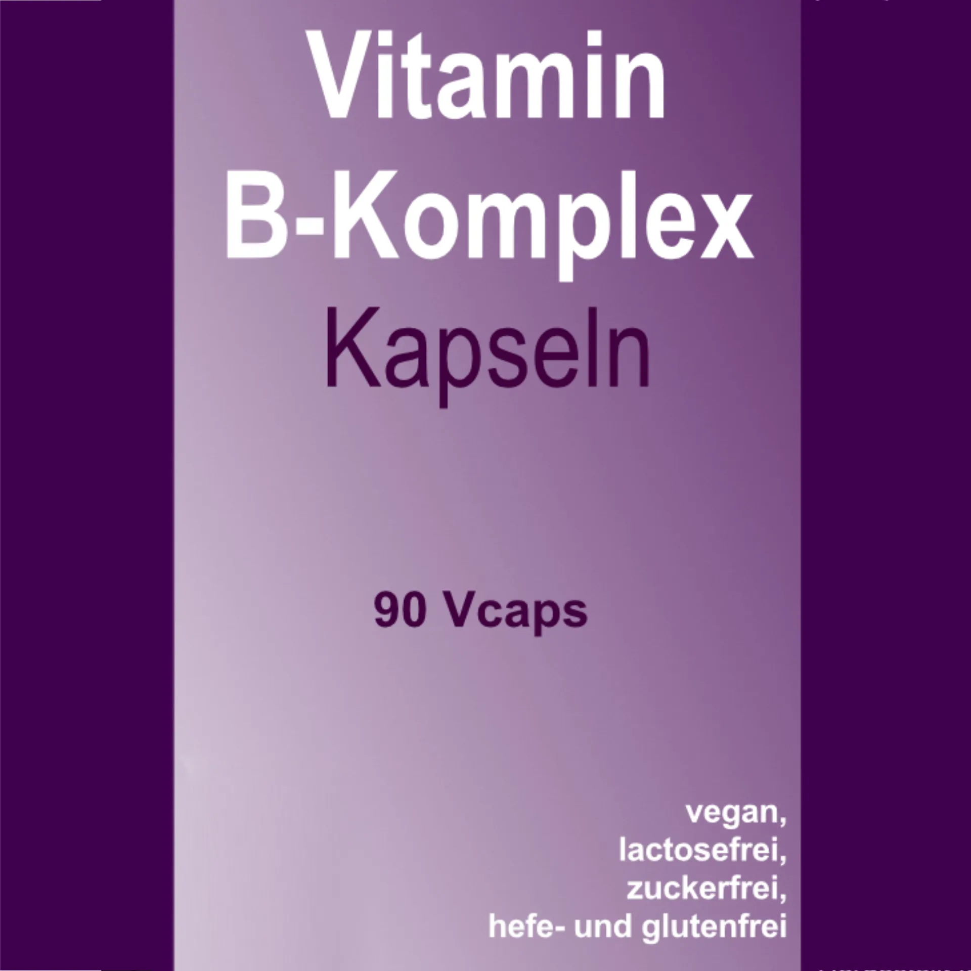 B-Komplex, 90 Kapseln Nachfüllpackung, von Wohlfühl Vital®