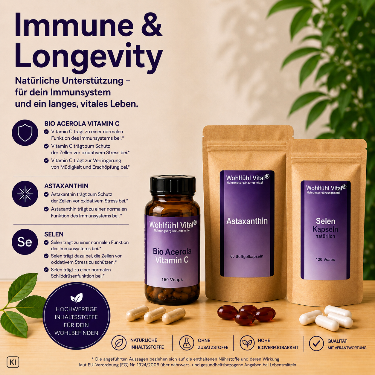 Immune & Longevity (Bundle 2) von Wohlfühl Vital®