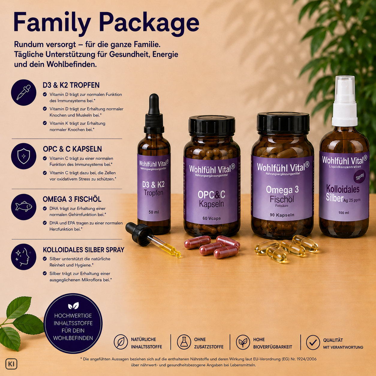 Family Package (Bundle 6) von Wohlfühl Vital® 