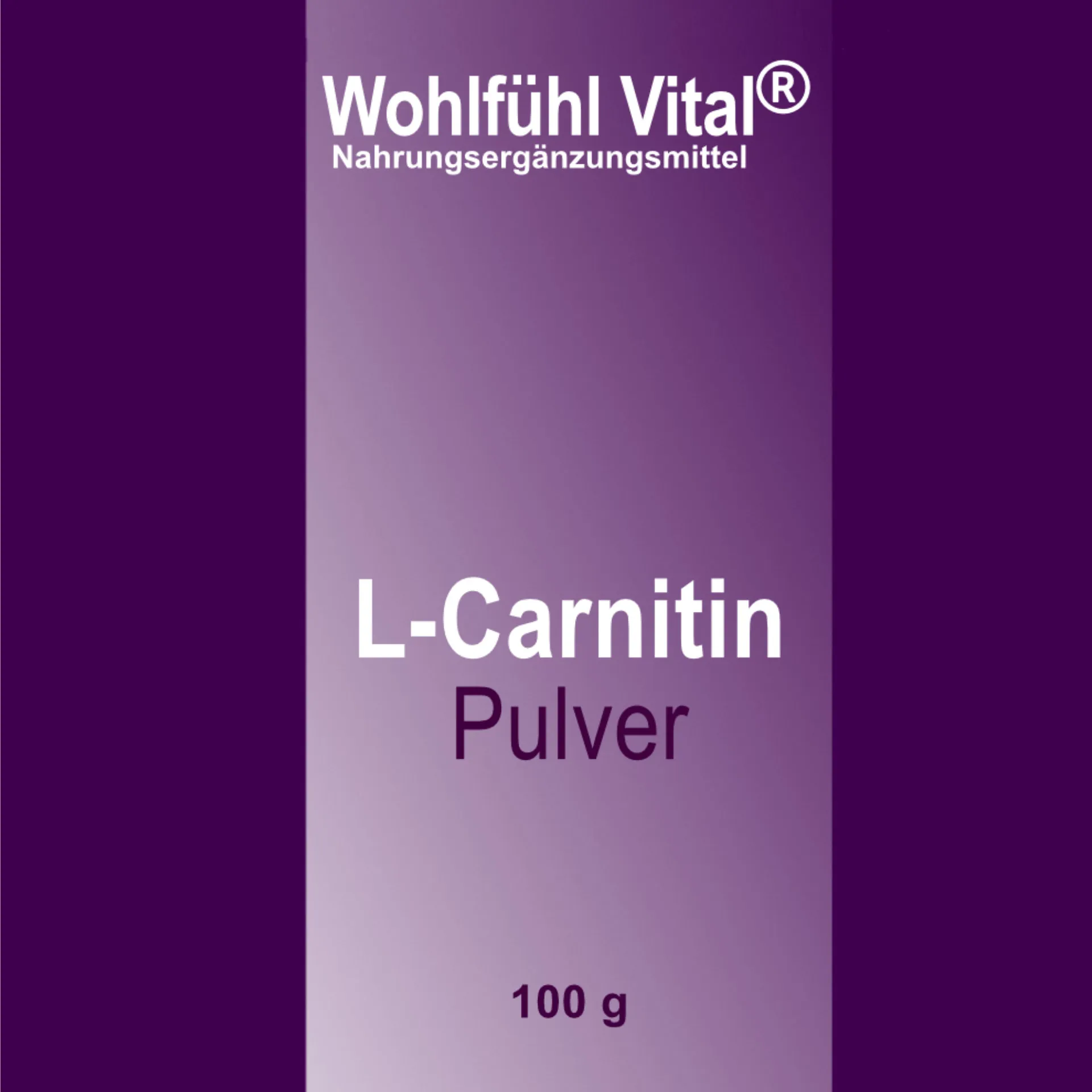 L-Carnitin, Pulver, 100 g, von Wohlfühl Vital®