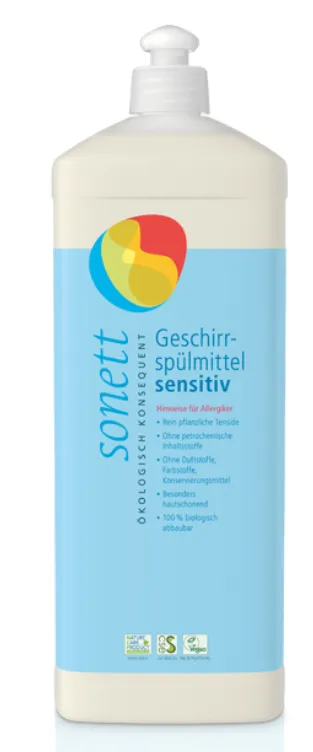 Geschirrspülmittel "sensitiv", 1 l, von Sonett