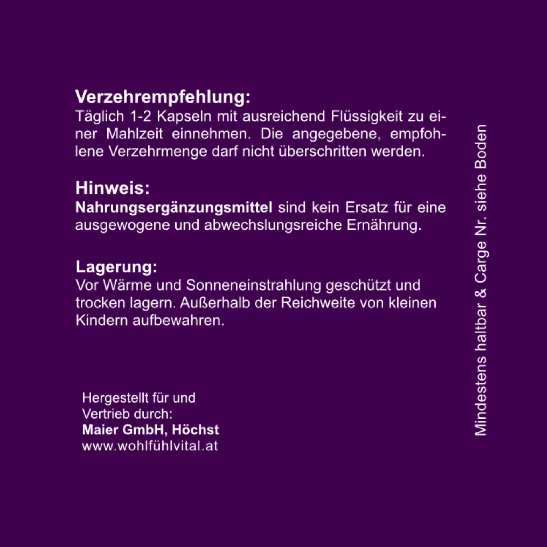 L-Arginin 600 mg, 180 Kapseln im Glas, von Wohlfühl Vital®