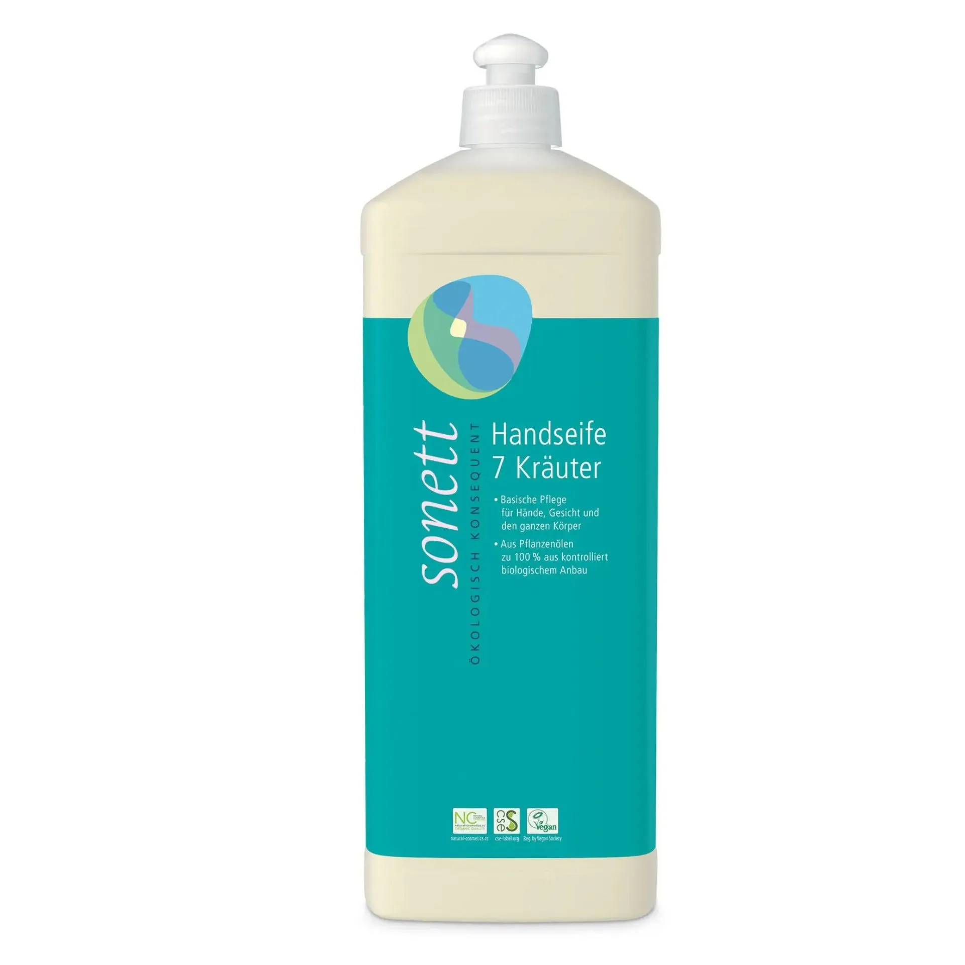 Handseife "7 Kräuter", 1 l, von Sonett