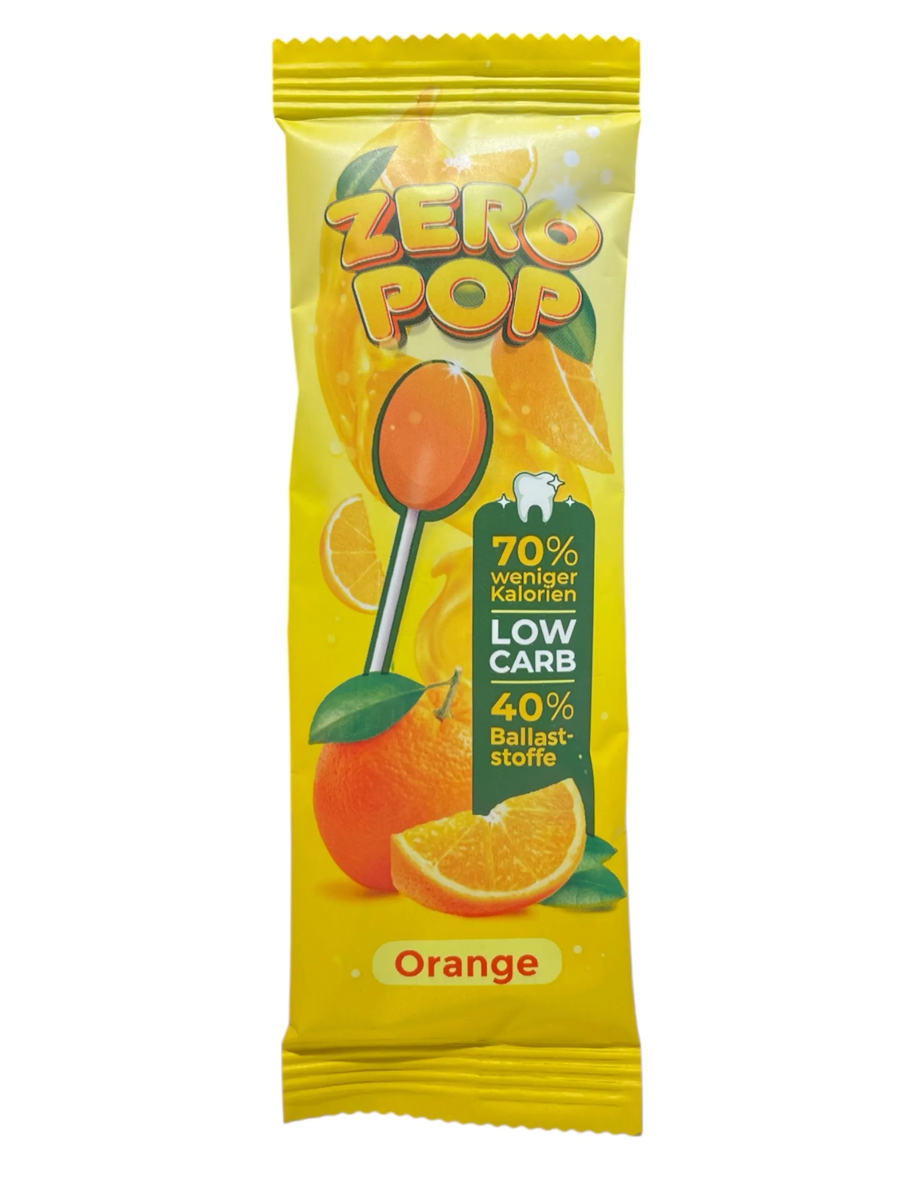 Zero Pop "Orange", von Xylitquelle